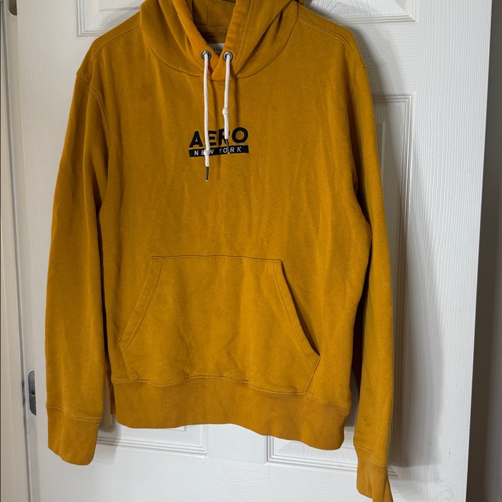 Aeropostale Mustard Yellow Hoodie
